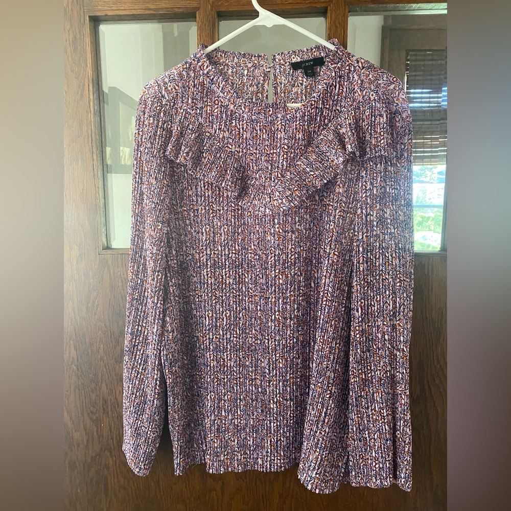 J Crew blouse with yoke detail. Sz 3x EUC